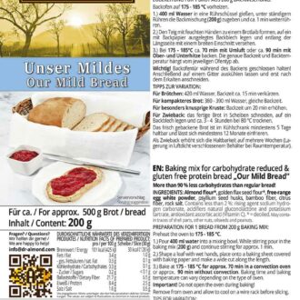 UNSER MILDES Eiweißbrot Backmischung | low carb keto glutenfrei – Bild 8