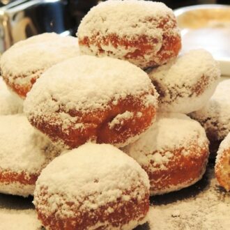 Mini-Berliner & Donuts Backmischung low carb glutenfrei Krapfen zuckerfrei zum Frittieren – Bild 12