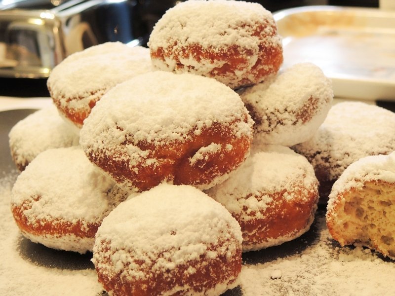 Mini-Berliner & Donuts Backmischung low carb glutenfrei Krapfen zuckerfrei zum Frittieren – Bild 12