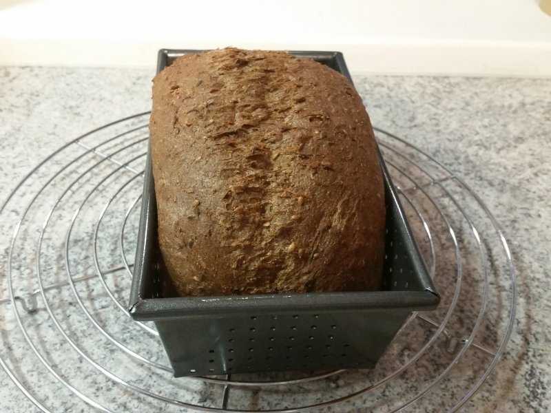 WICKRATHER LEINSAMENBROT Eiweißbrot Backmischung | low carb keto glutenfrei – Bild 8