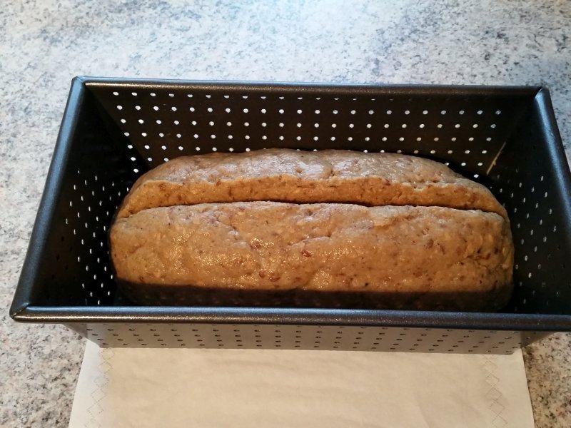 WICKRATHER LEINSAMENBROT Eiweißbrot Backmischung | low carb keto glutenfrei – Bild 7