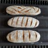 Lurch Flexiform Baguetteform 36x28,5cm 3fach braun mit feinmaschiger Netzstruktur