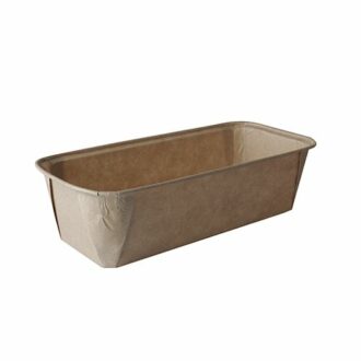 Papier-Backform PURE 1033 ml 6,1x10,8x23cm für Brote und Kuchen 25 Stück