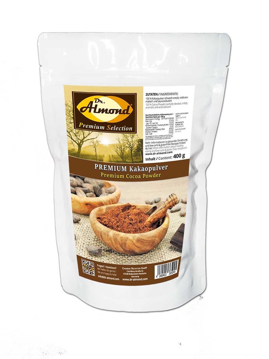 PREMIUM Kakaopulver - aromatischer Backkakao - ungesüsst, ohne Zuckerzusatz – Bild 2