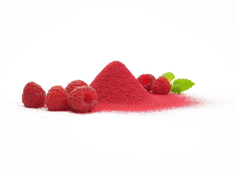 Fruchtpulver-HIMBEERE Himbeerpulver gefriergetrocknet 100% Natur OHNE Kerne