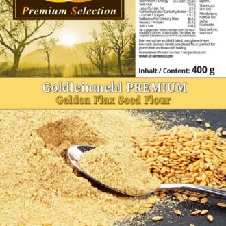 Goldleinmehl PREMIUM teilentölt & glutenfrei 400 g – Bild 3