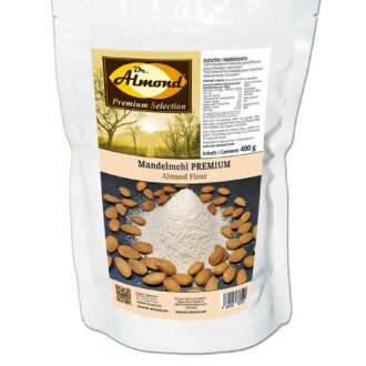 Alternative view of Mandelmehl PREMIUM hellbraun teilentölt 400 g