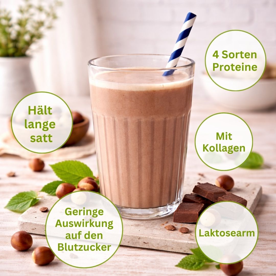 362-03-4K Gourmet Protein SCHOKO-NOUGAT MILCHSHAKE Mehrkomponenten Proteinshake _ Keto-Proteinpulver-77 %Protein-USP2
